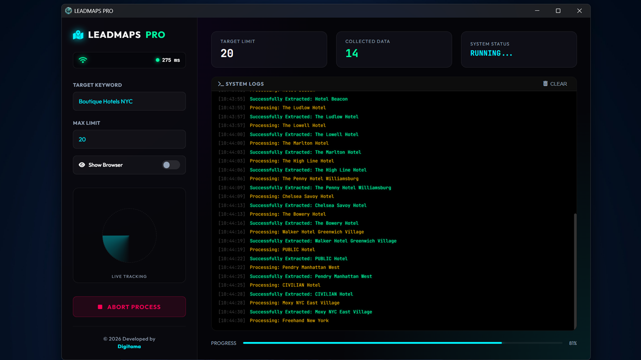 Tampilan Leadmaps Pro 1
