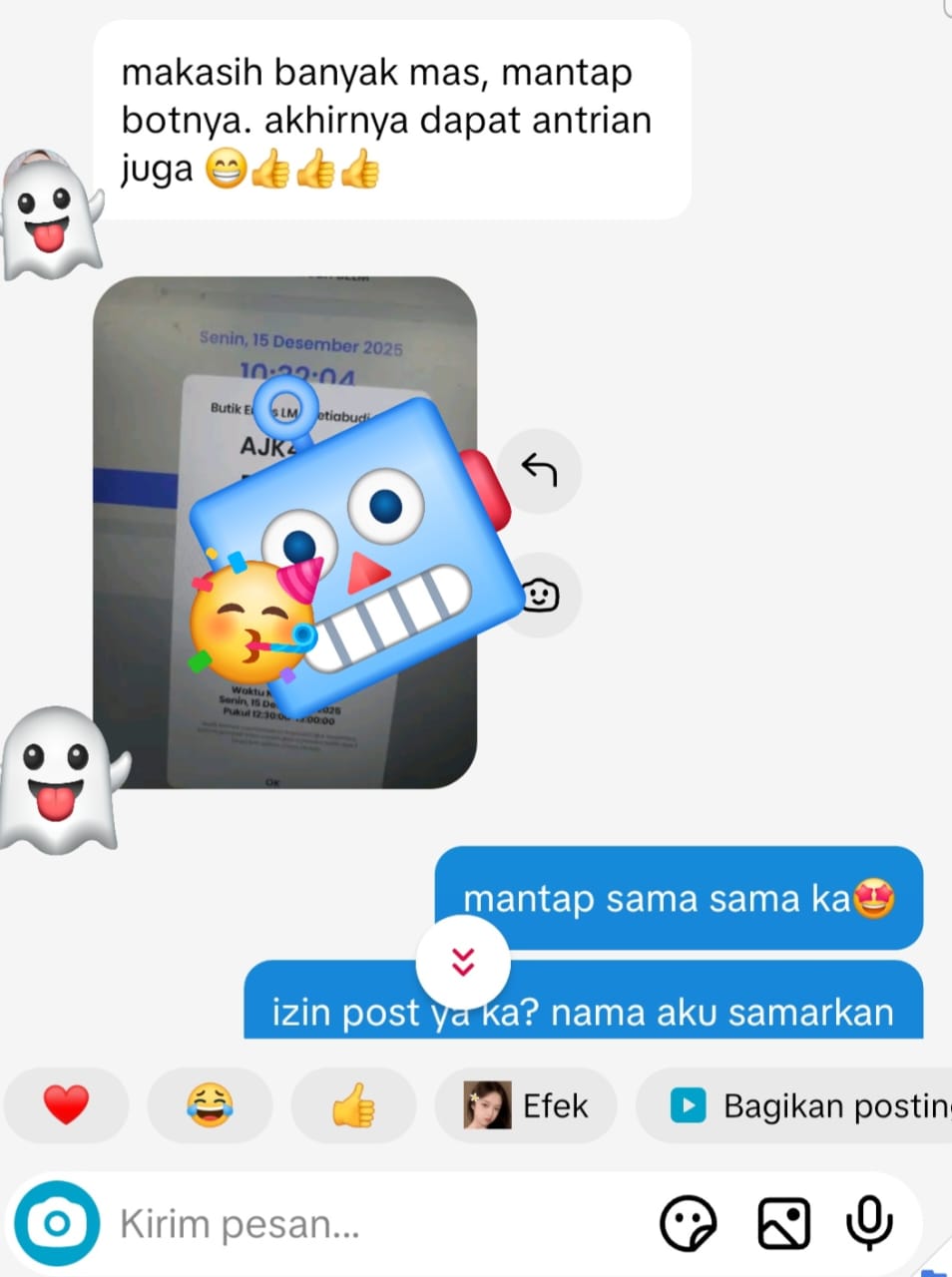 Testimoni User Tiktok